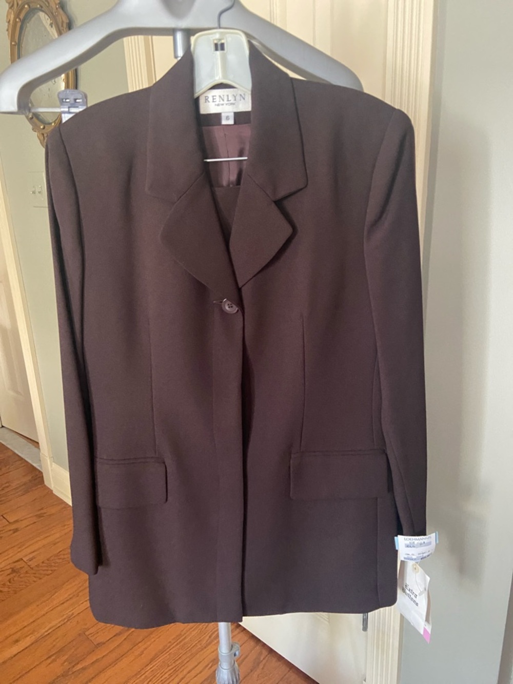 Women's Renlyn Brown Blazer Jacket and Skirt Size 6
